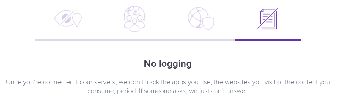logging policy