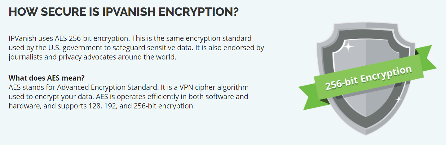 IPVanish security