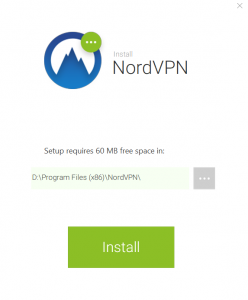 NordVPN installation