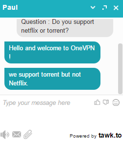 OneVPN support