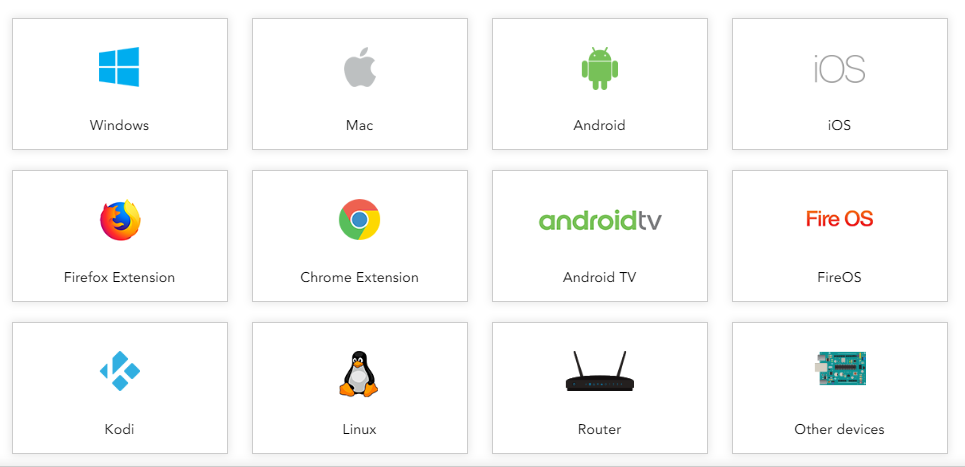 installers for various devices