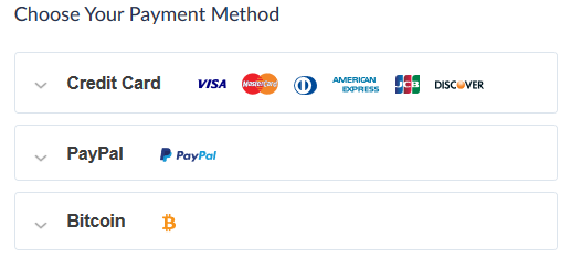 SaferVPN payment methods
