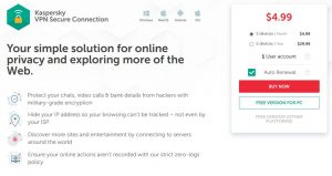 Kaspersky Secure Connection VPN Review