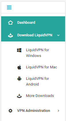LiquidVPN download client