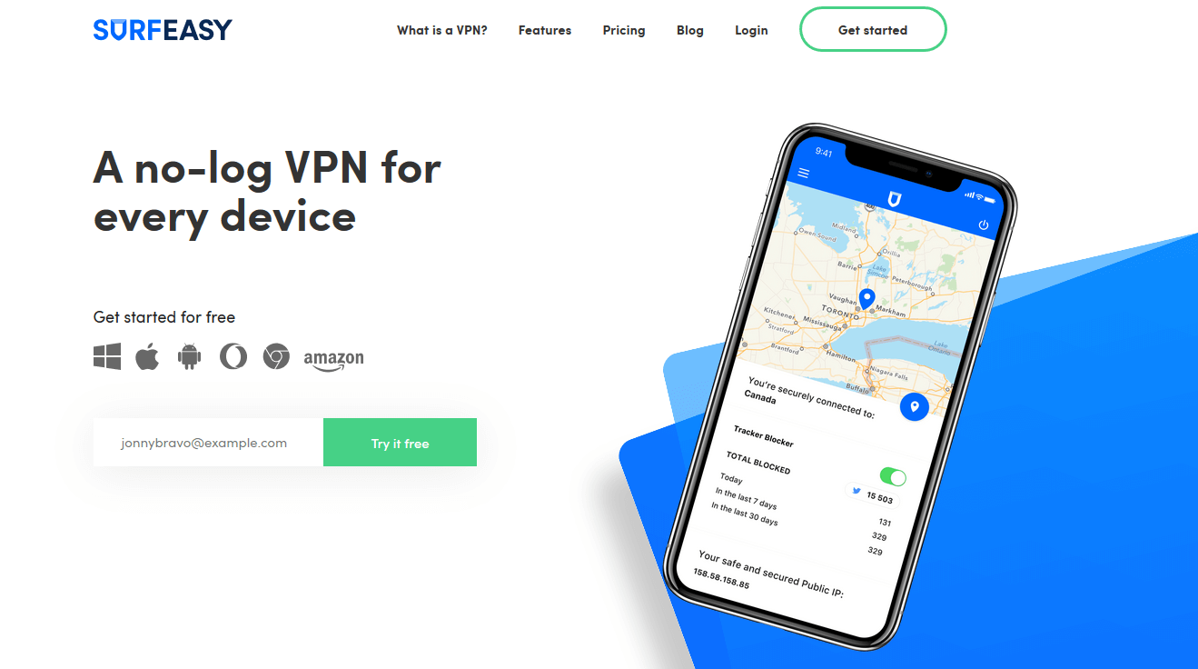 SurfEasy VPN review