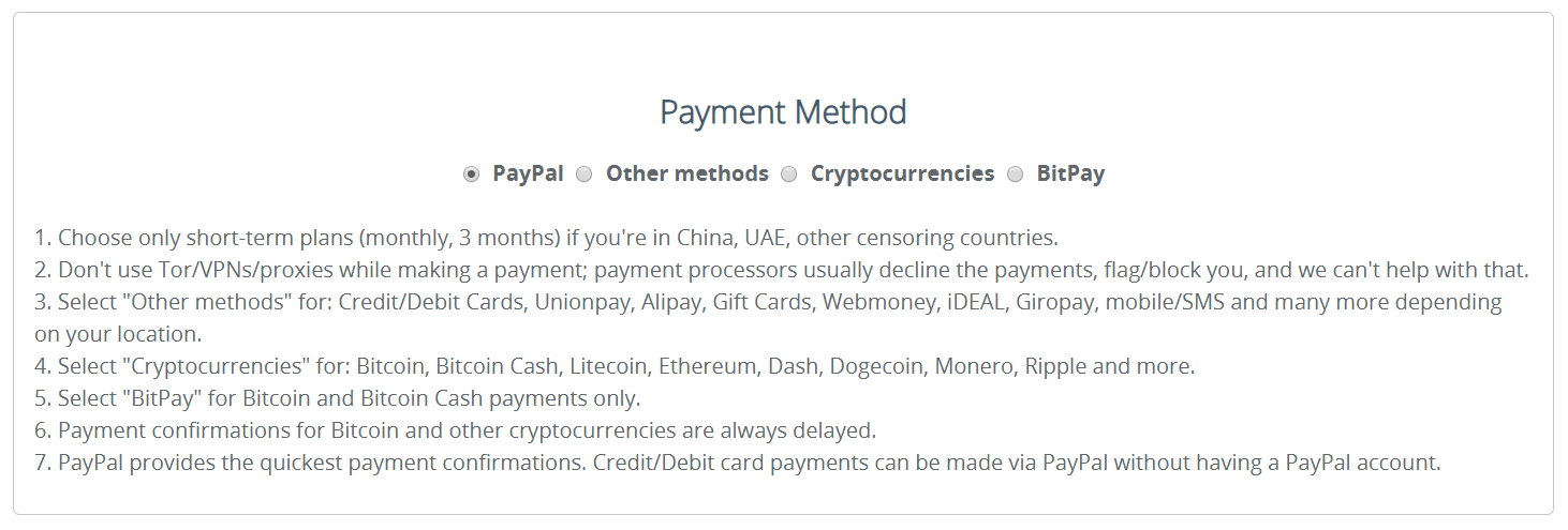 payment method explained