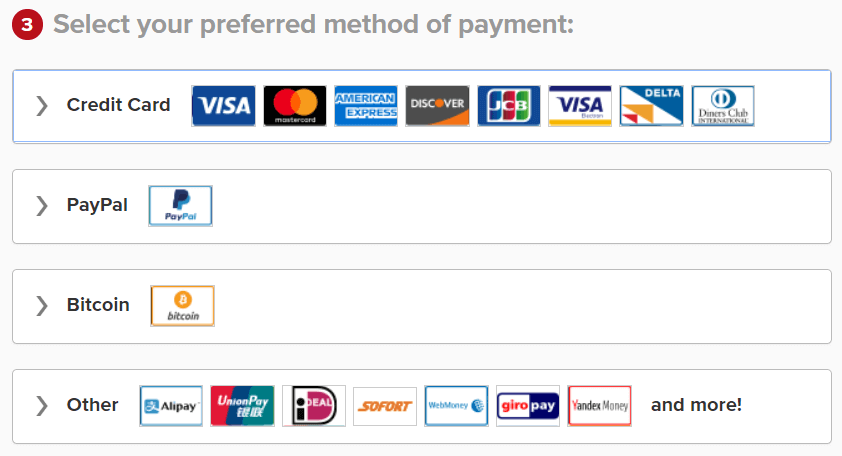 expressvpn payment options