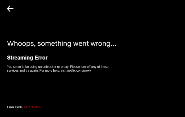 Netflix fail