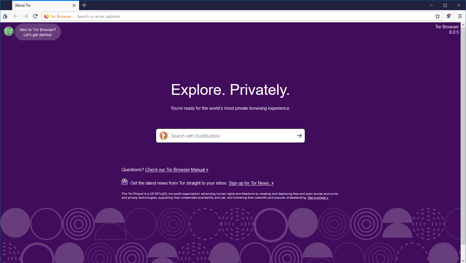 use browser with tor hydra2web