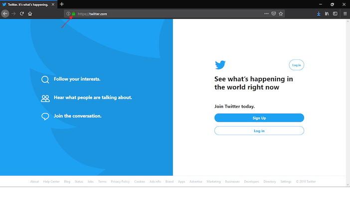 twitter screenshot https secure verify