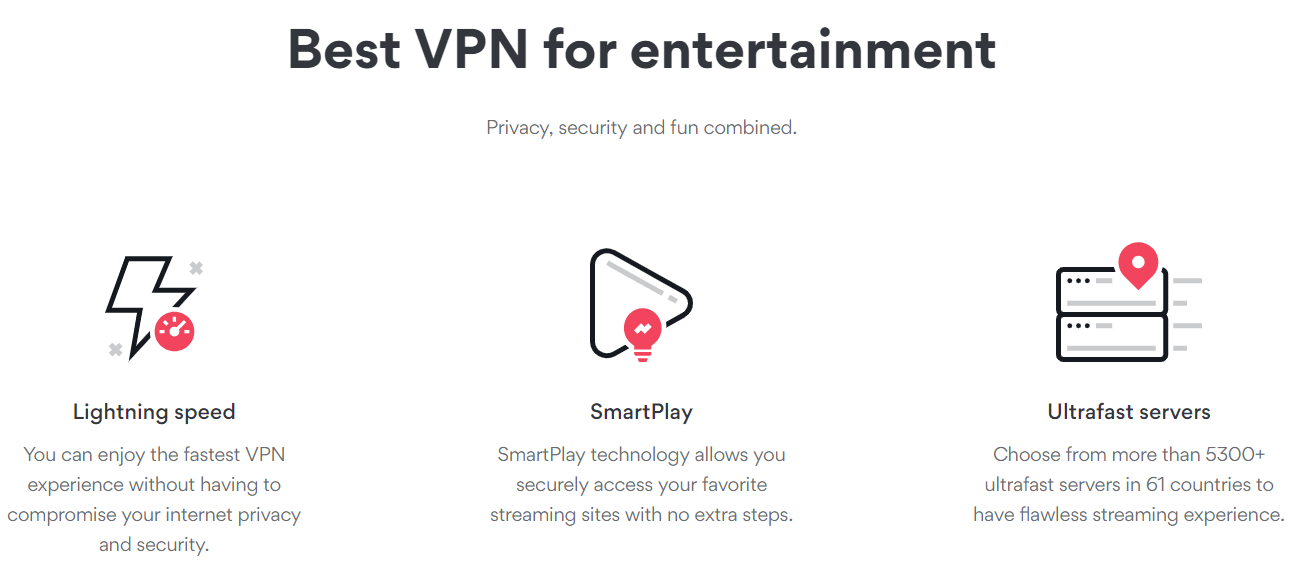 NordVPN is a VPN for streaming