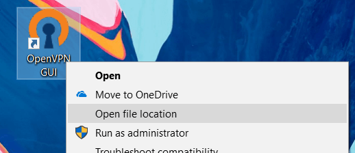 openvpn file location
